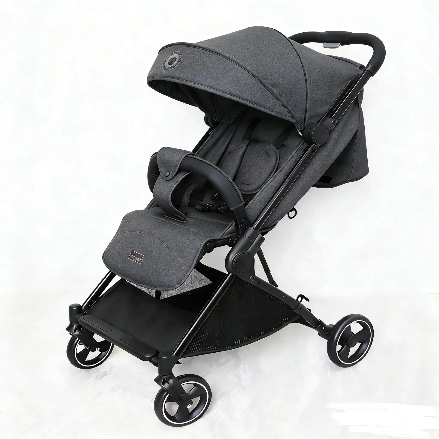 Factory Auto Folding Aluminium Metal Frame Travel Kids Baby Stroller Pram