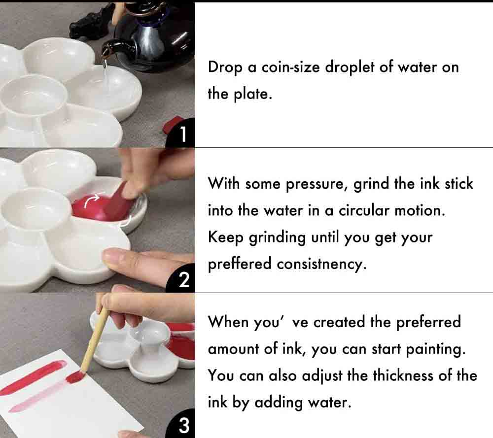 7 Well Flower Pattern White Ceramic Artist Paint Palette Tray Plate for Watercolor Oil Painting