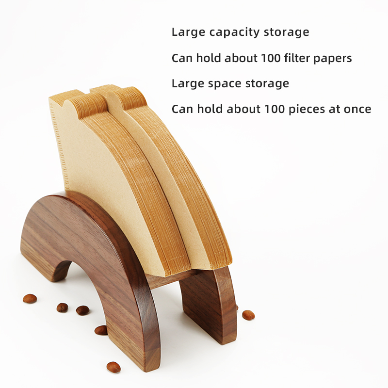 Деревянная полка для кофейных фильтров Eco-Friendly