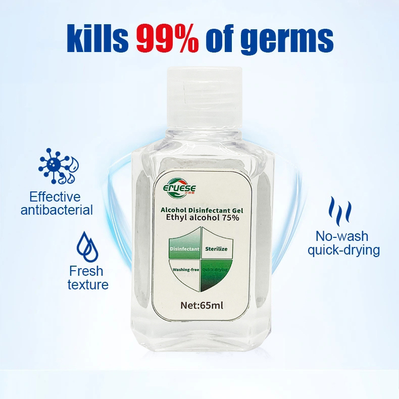 Spot Free Hand Sanitizer Bactericidal Disinfection 75% Alcohol Gel Washing