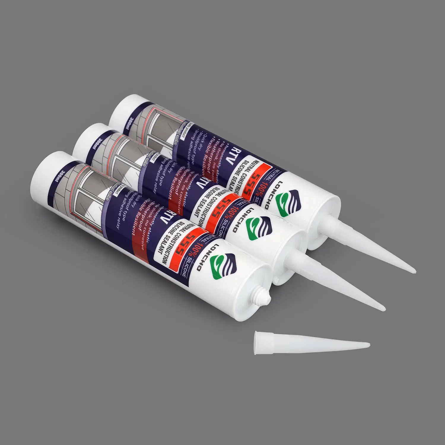 Factory Supply No Smell RTV Gasket Maker Sealant for Glass & Aluminum