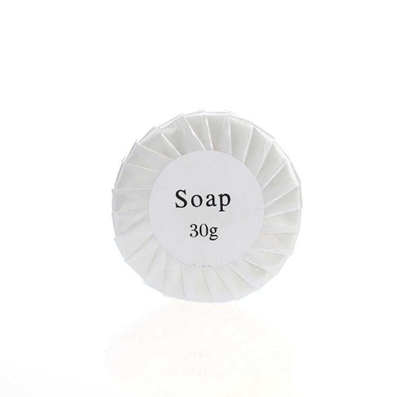 Custom Cheap Round Shape Mini Portable Disposable Natural Hotel Bath Soap
