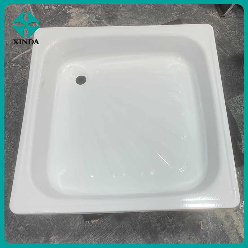 800X800 and 900X900 Enamel Steel Shower Tray Shower Base of Steel Sunshine
