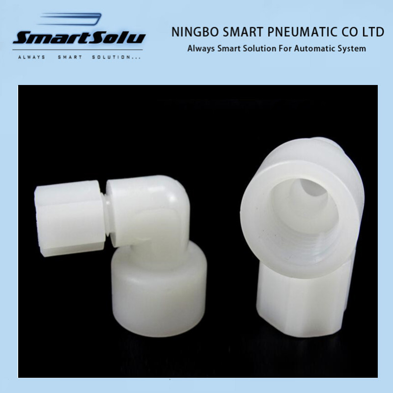 PVDF Plastic 90 Degree Elbow Fittings