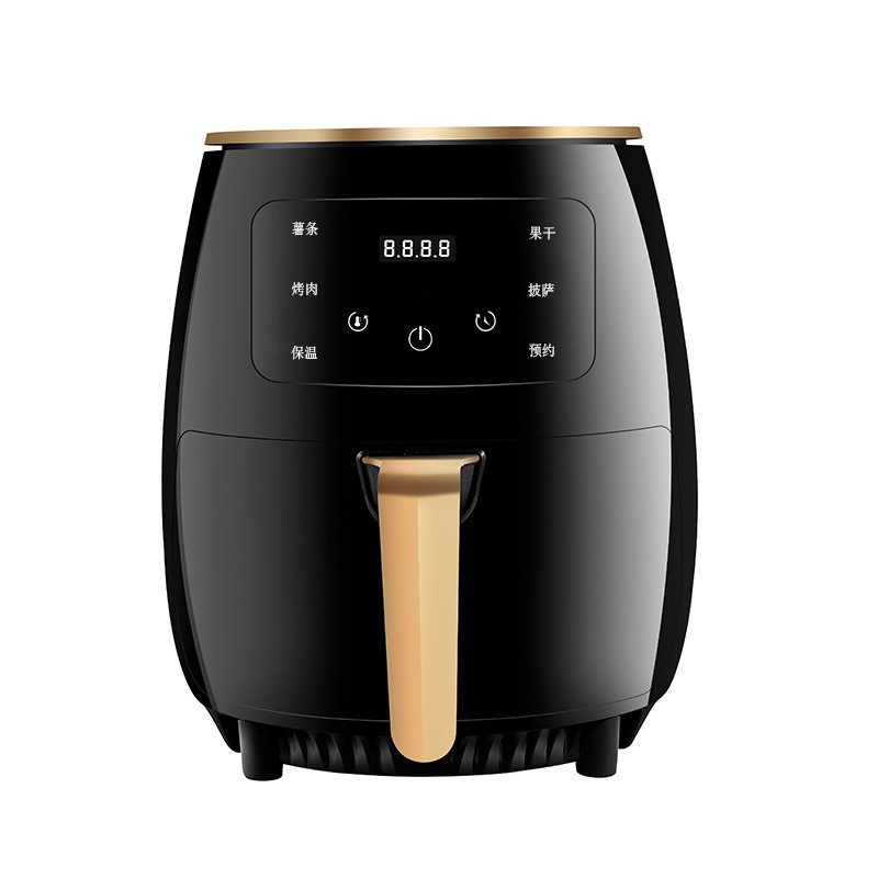 5L Modern Display Square Stainless Steel Air Fryer Electric Source Kitchen Appliances for Household Use Sales Promotion