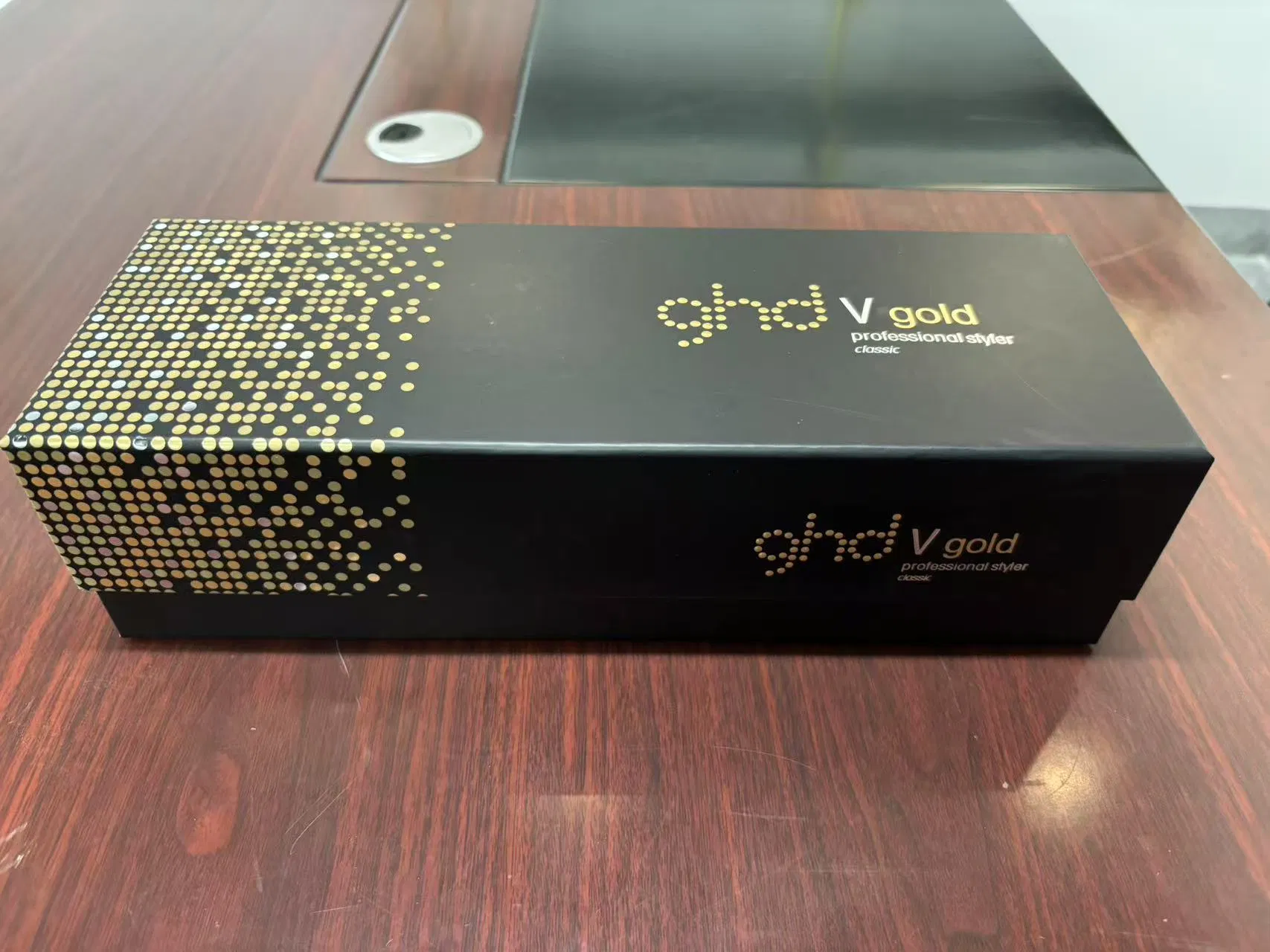 Constant Temperature Hair Straightener with Negative Ion Clamp and Curling Iron Chronos