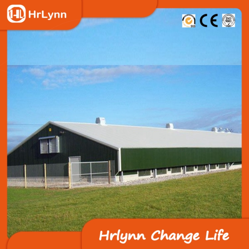 Design, Manufacture and Install Steel Structure Insulation Chicken Coop