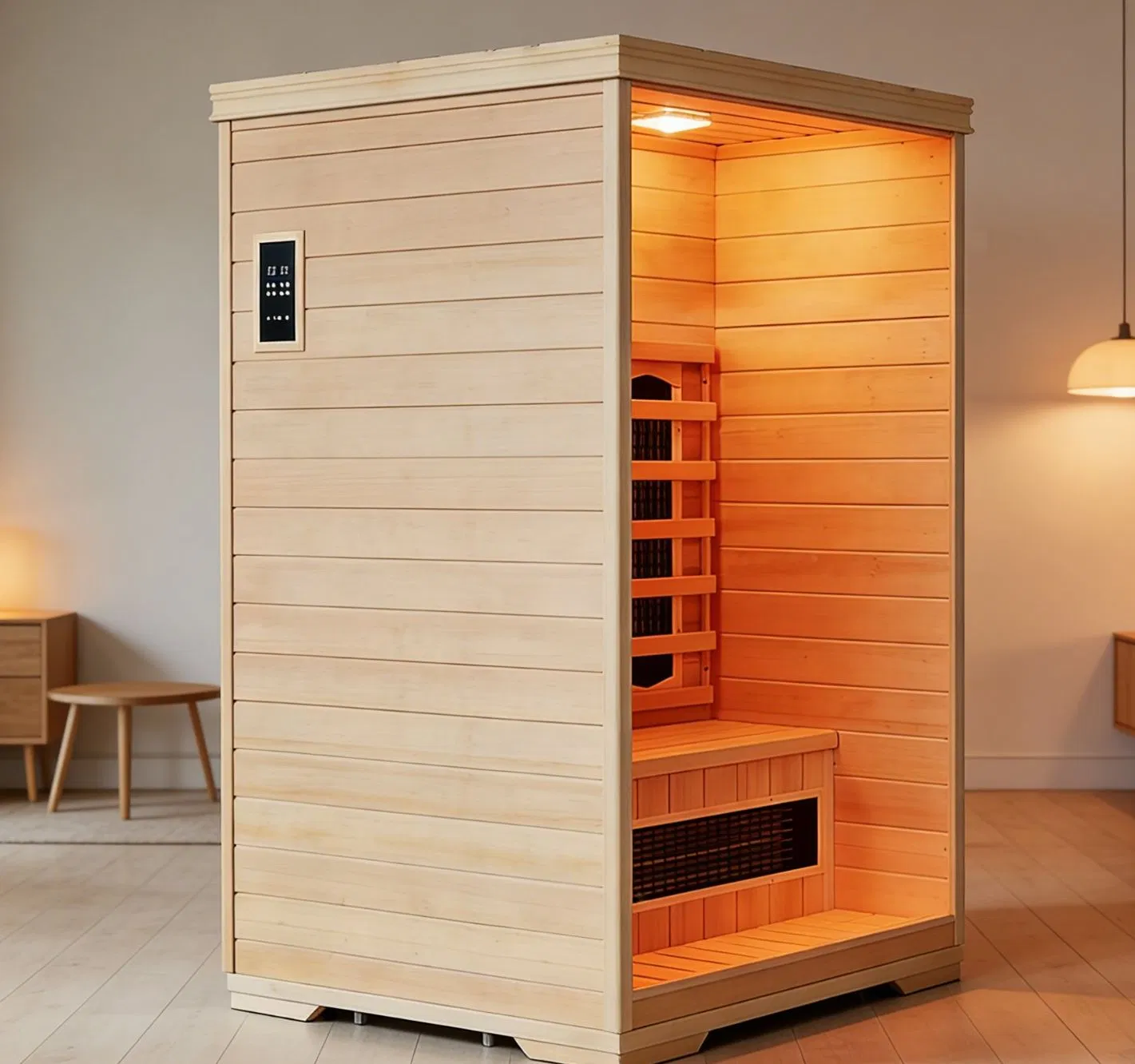 Инфракрасная сауна на 2 персоны из канадского хемлока