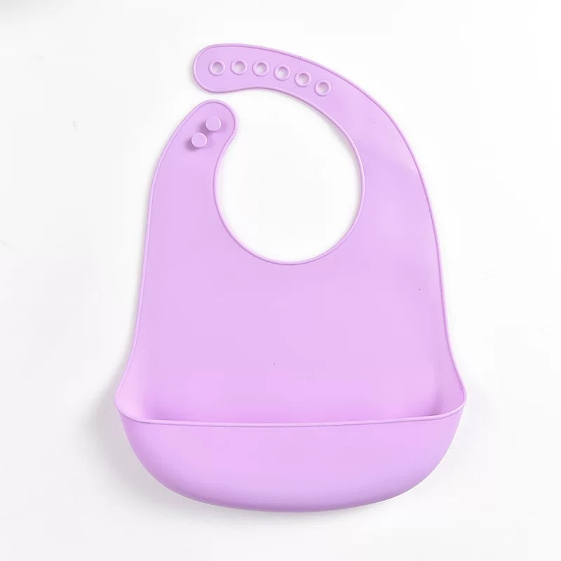 Hot Selling Baby Eating Waterproof Summer Light Silicone Dental Bibs