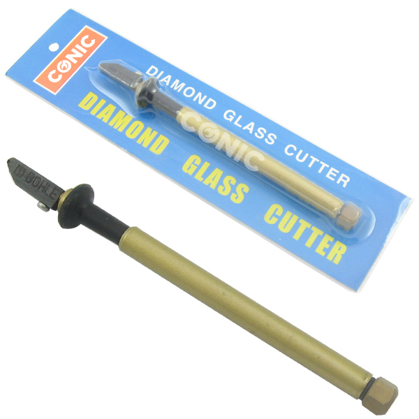 Tungsten Carbide Glass Cutter with Brass Handle