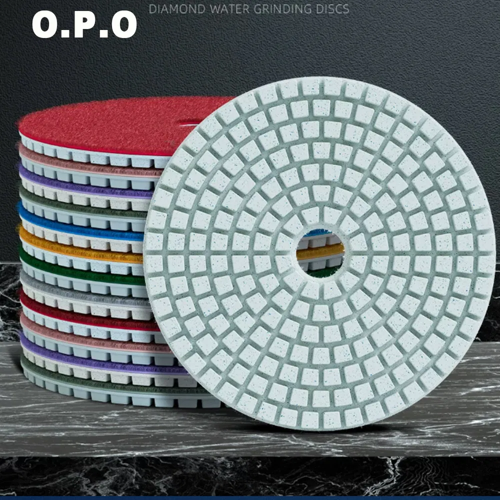 Алмазный гибкий шлифовальный диск для камня и мрамора