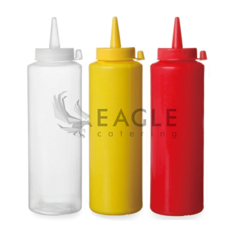 Food Grade Plastic Sauce Dispenser Bottles