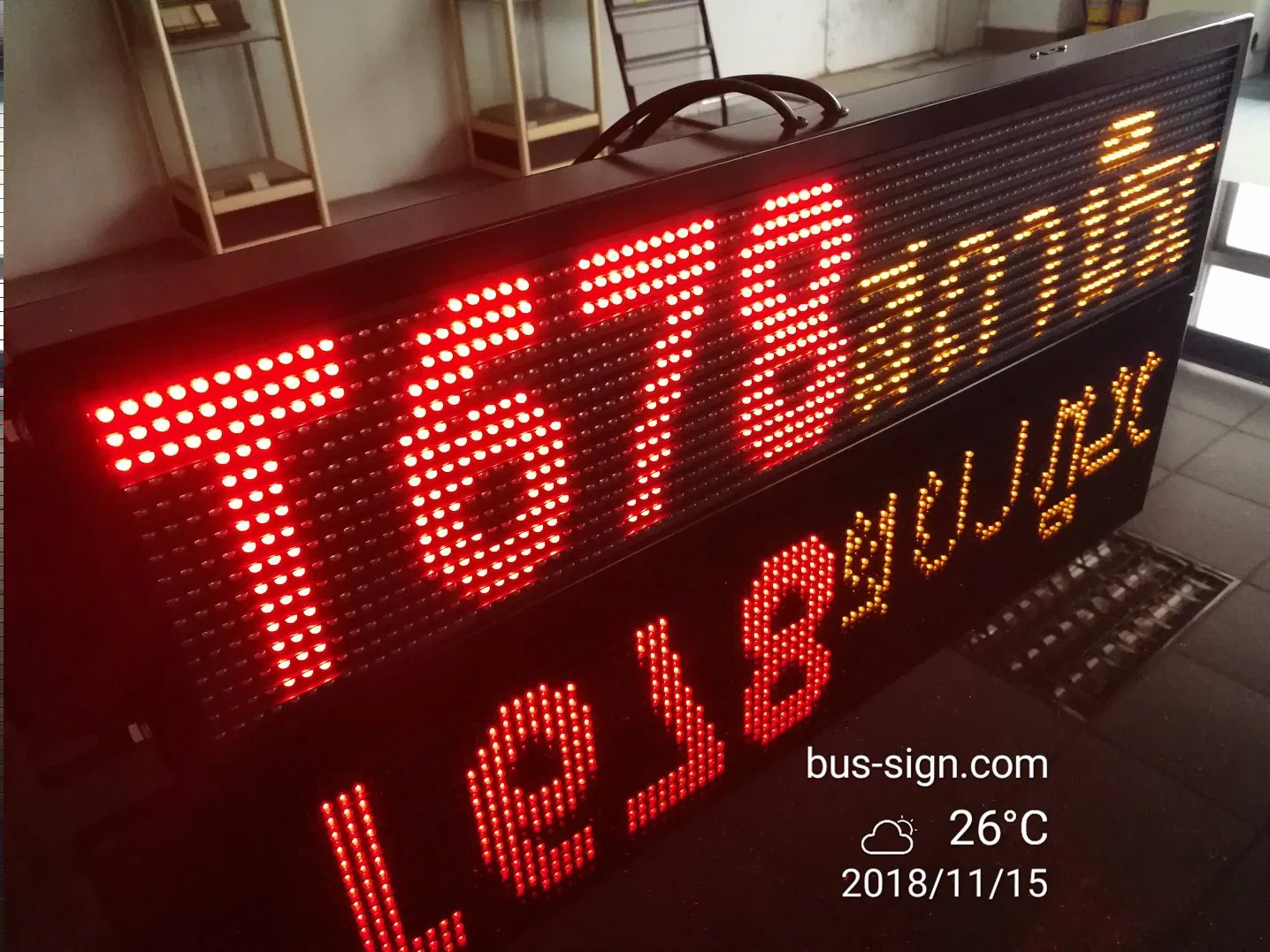 Factory Direct LED Bus Sign with Route & Destination