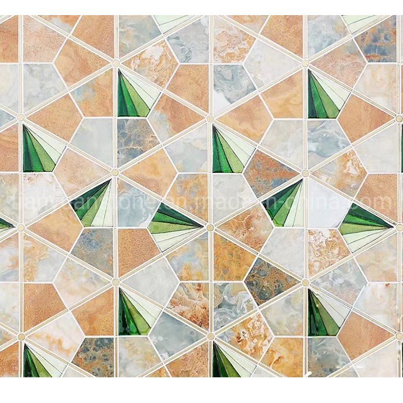 Flower Border Design Waterjet Marble Inlay Borders Design