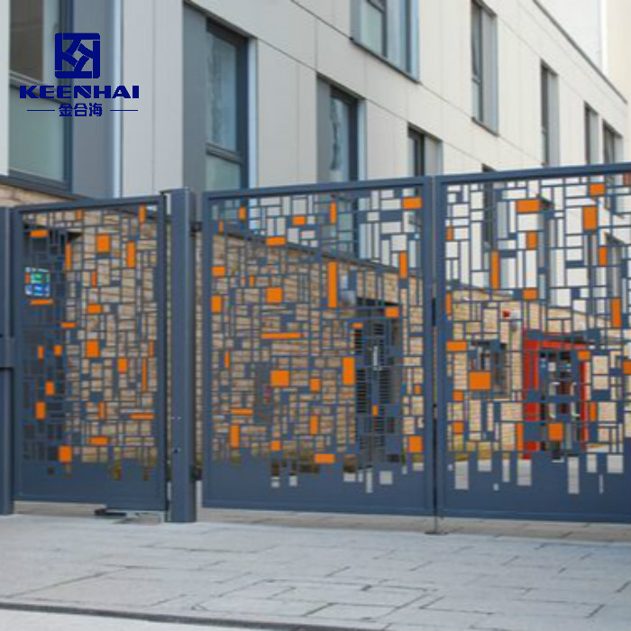 Decorative Design Perforated Aluminum Metal Laser Cut Garden Fence