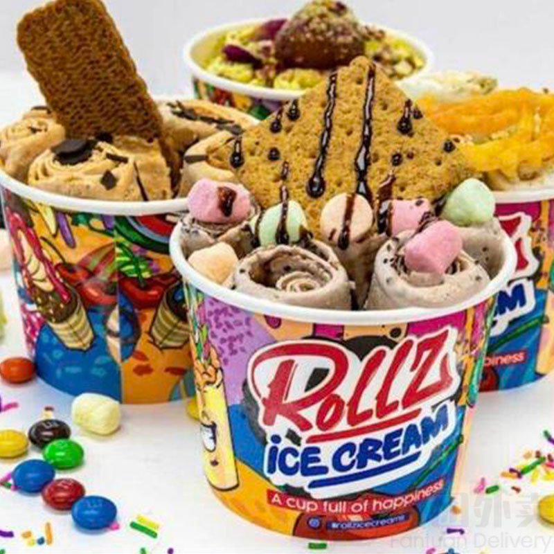 5oz 16oz Custom Logo Paper Ice Cream Bowl for Events