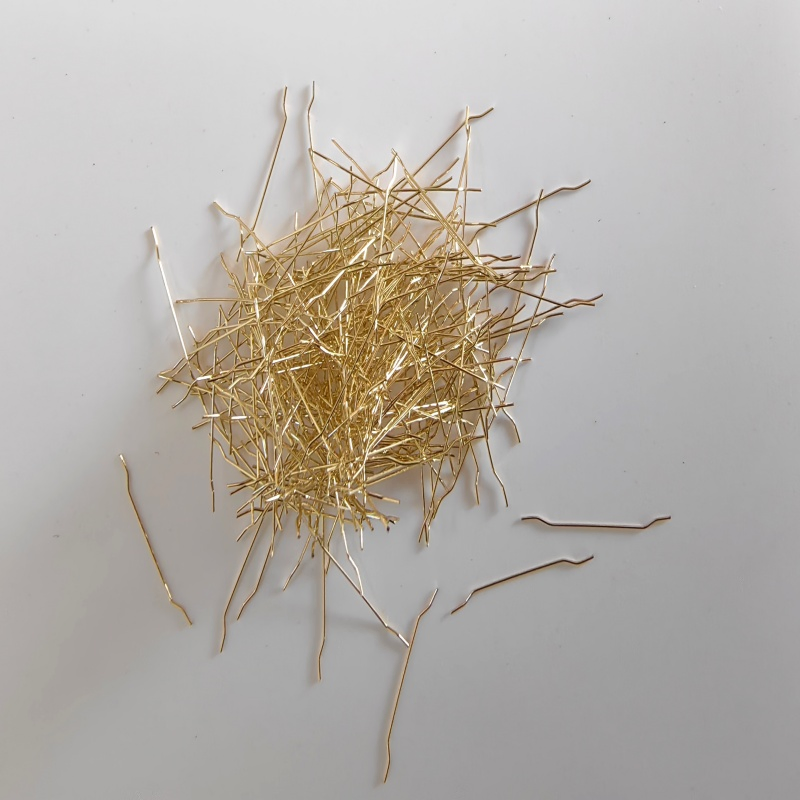 Copper Steel Fiber Ultra High Tensile Strength 2850MPa