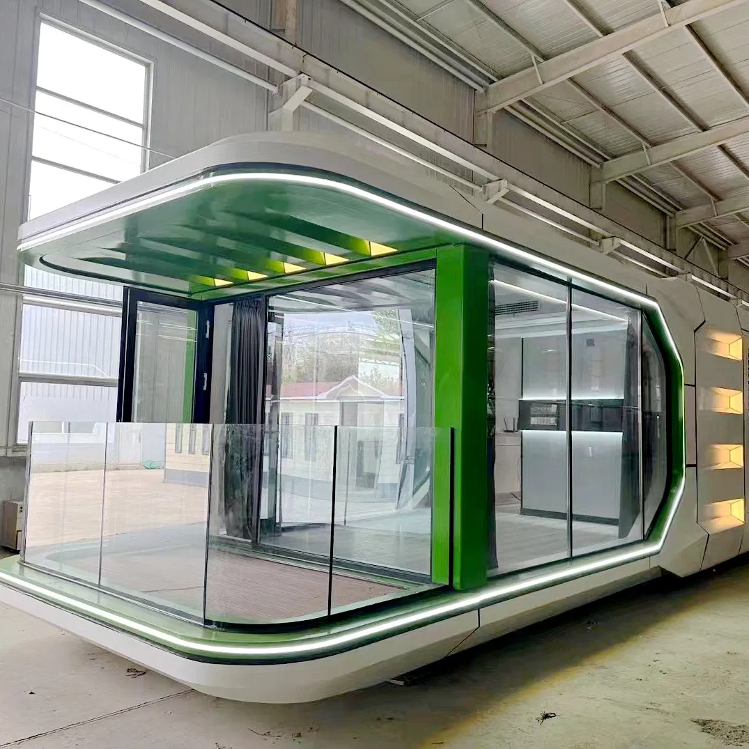 Luxury Modern Modular Mobile 8.5m Space Capsule House Large Camping Home Hotel