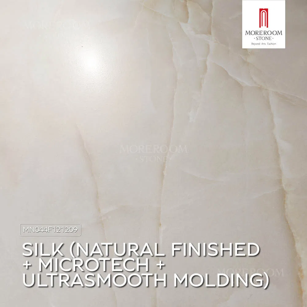 1200X1200mm Snow White Artificial Onyx Stone Slabs with Gold Veins for Luxury Interior Flooring