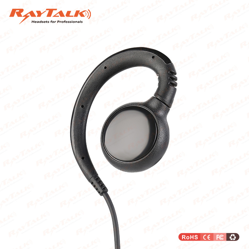 Quick-Disconnect D-Shape Adjustable Over-Ear Headset Hook