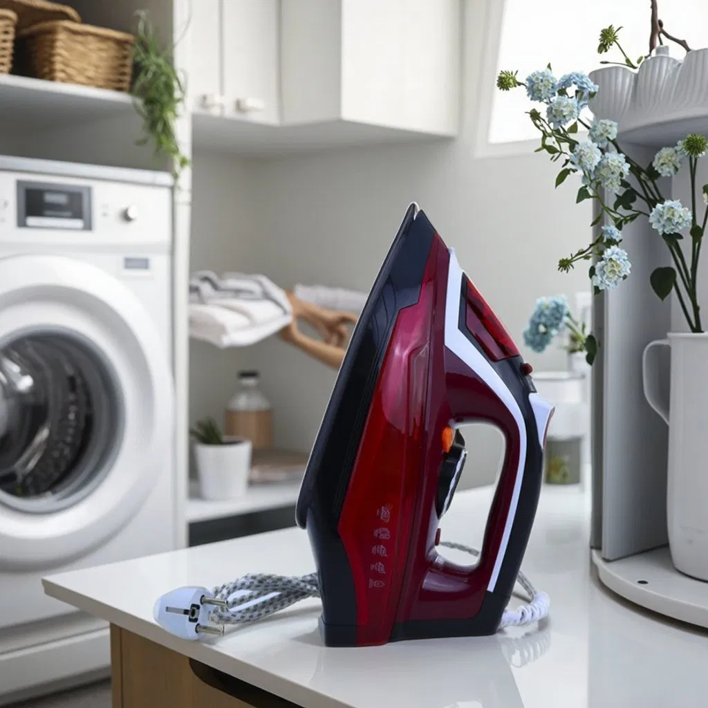 2200W Portable Steam Iron - Stainless Steel, Universal Voltage