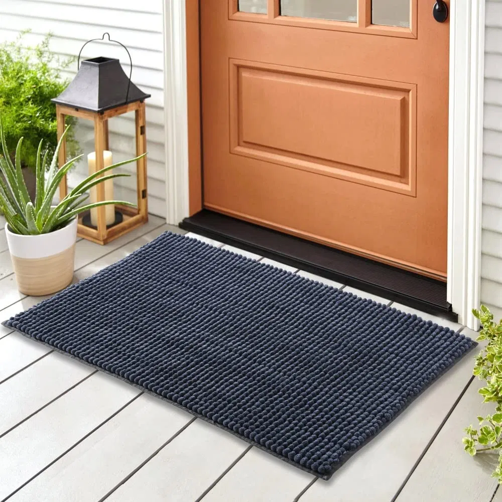 Non-Slip Machine Washable Perfect Chenille Bath Mat