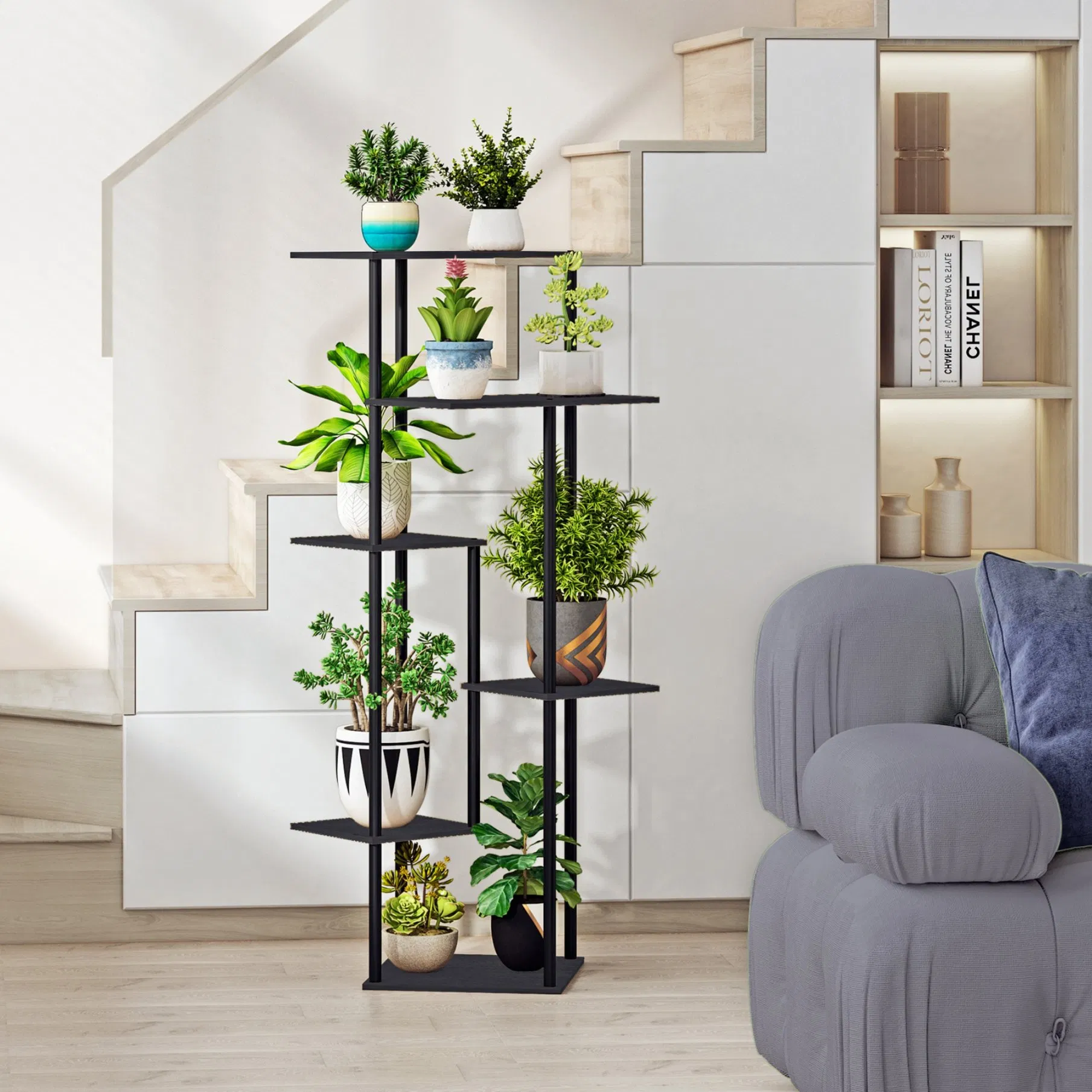 Flower Pots Holder Multiple Purpose Storage Rack Multi-Layer Plant Shelf