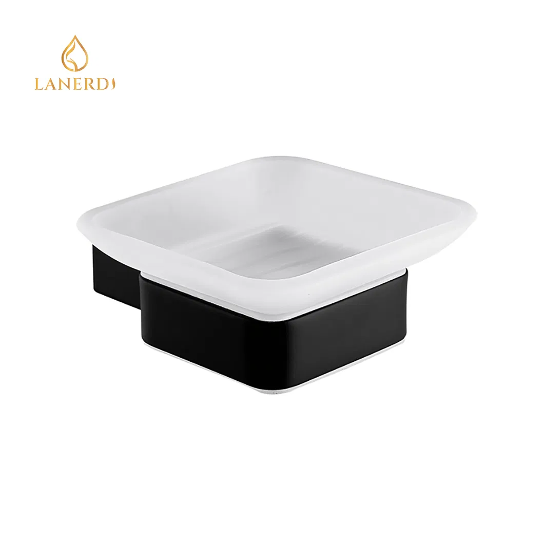 Настенная стеклянная мыльница Lanerdi с держателем