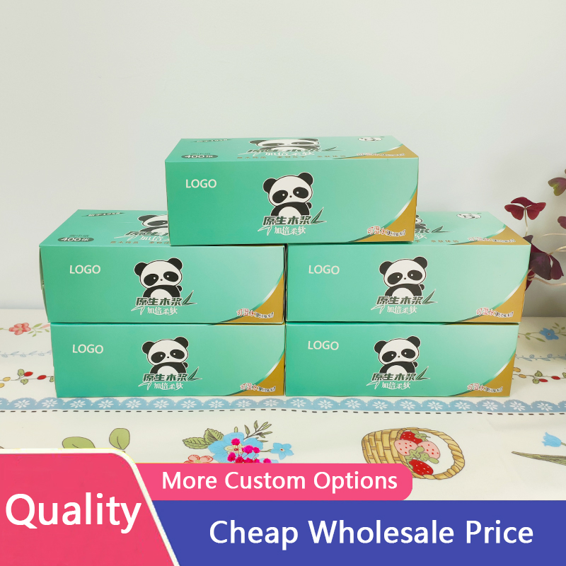 Wholesale Customized 100% Virgin Wood and Ultra Soft Facial Tissues for Your Business