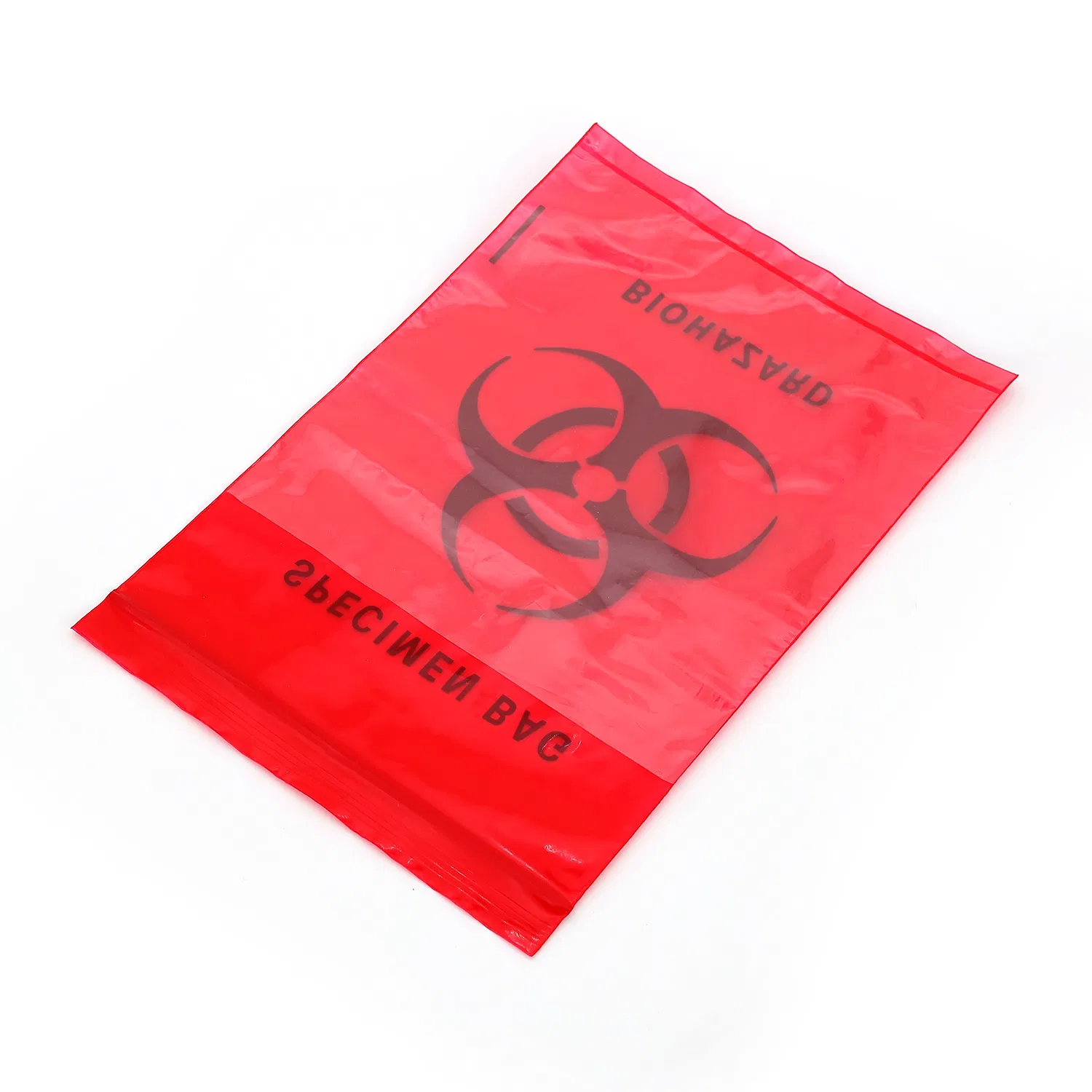Durable Hospital Biohazard Waste Disposal Bags in Yellow and Red
