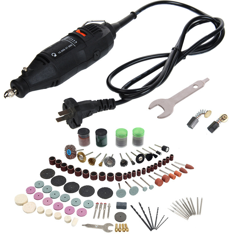 5 Level Variable Speed Rotary Tool Kit with 40 / 65 / 78 / 90 / 100 /147 Pieces Accessories Kit 220V 135W