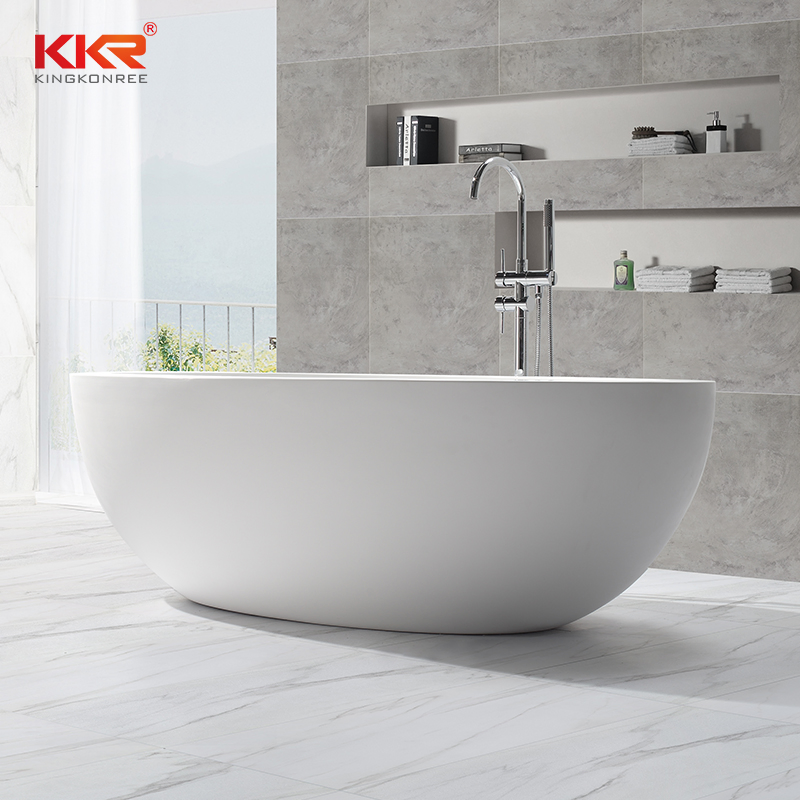 Овальная ванна из искусственного камня Luxury Resin Stone