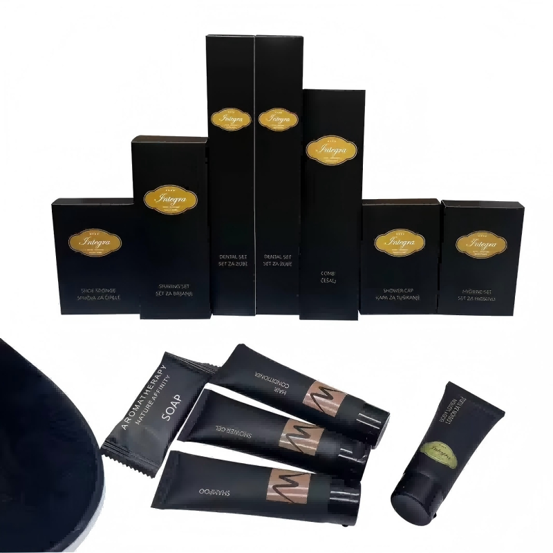 High Grade Hotel Disposable Amenity Set 5 Star Hotel with Logo