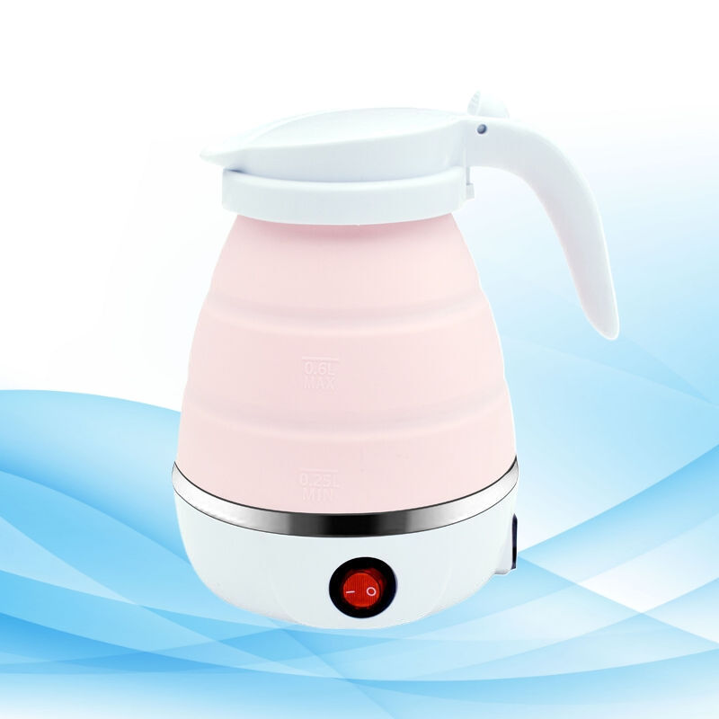 Compression Leak Proof Electric Folding Kettle Silicone Foldable Water Kettle