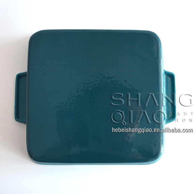 Чугунная эмалированная форма для лазаньи и запекания