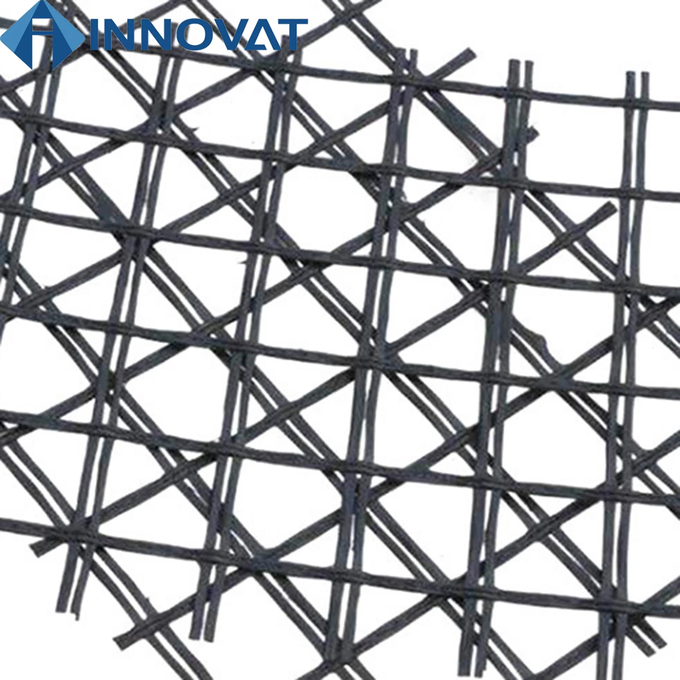 Building Material Fiberglass Fabric Geogrid Net Yarn Textile Strength and Warp Knittin