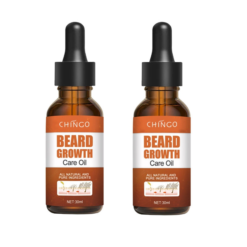 Natural Soften Freshing Smoothing Nourishing Strengthening Men's Beard Growth Oil