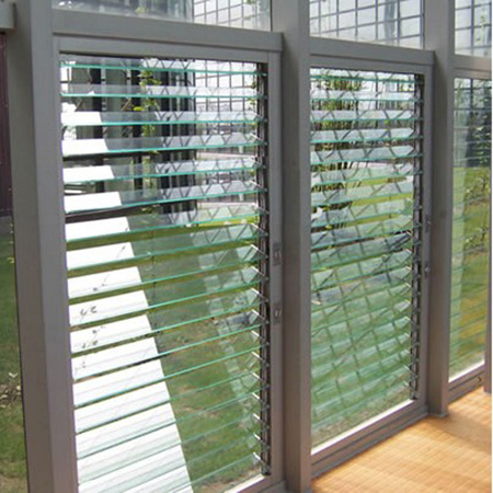 4''*24'' Louver Glass Blinds Glass for Window/Interior Partition/Building