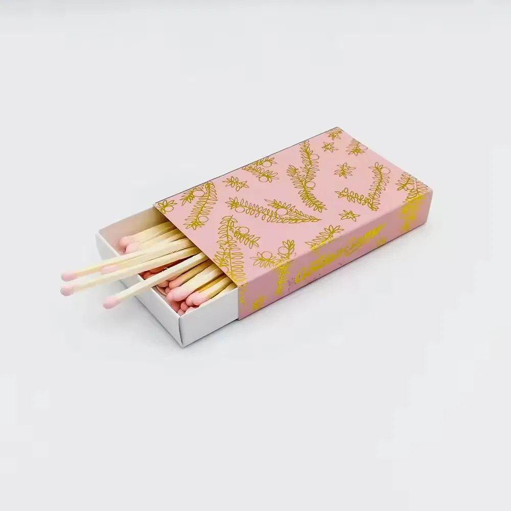 Wholesale of Manufacturers Bulk Plain White Boxes of Matches for Wedding Matches Custom Box