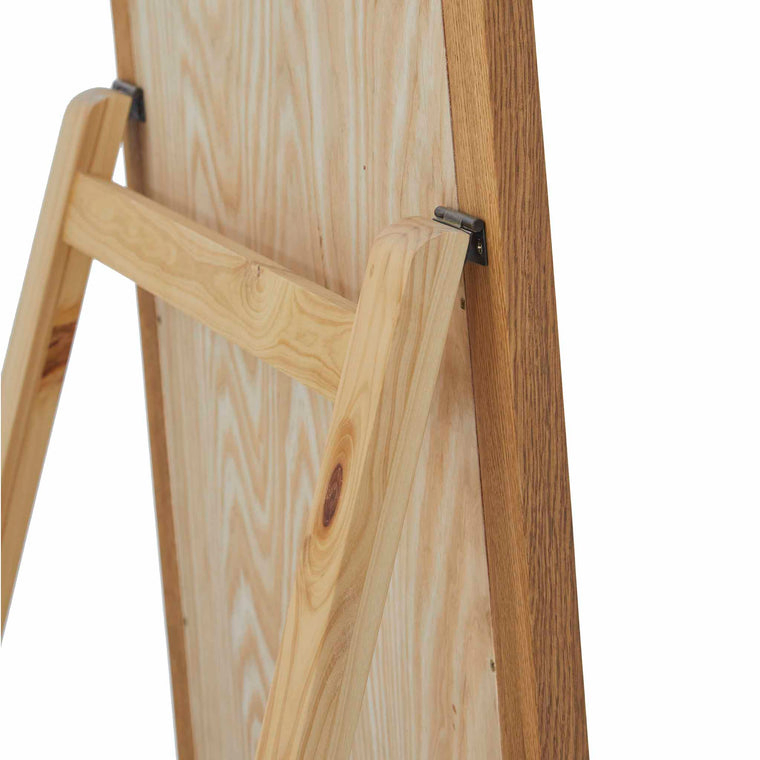 Home Bedroom Decorative Floor Dressing Oak Cheval Mirror