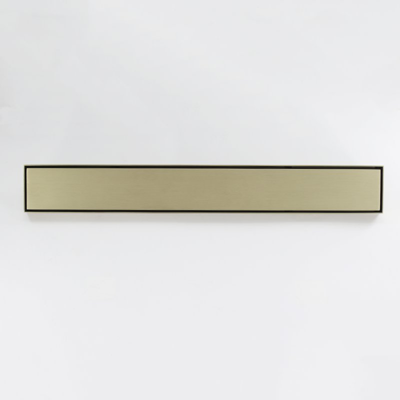 Слив для пола из нержавеющей стали, золото