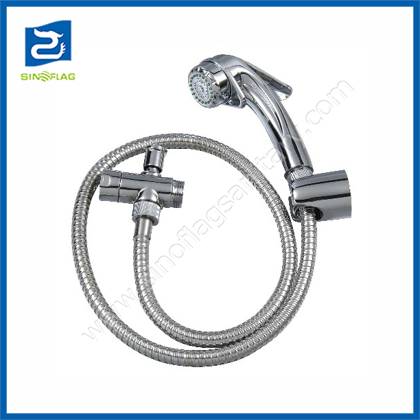 ABS Hand Held Toilet Bidet Set Shower Sprayer Portable Shattaf Bidet Kit