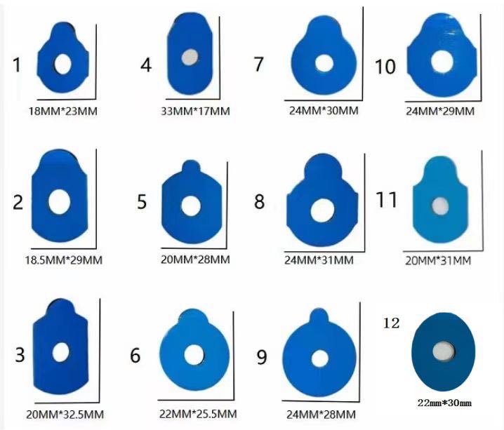 Foam Double Sided Polishing Pad for Lens Edging Blocking Pads