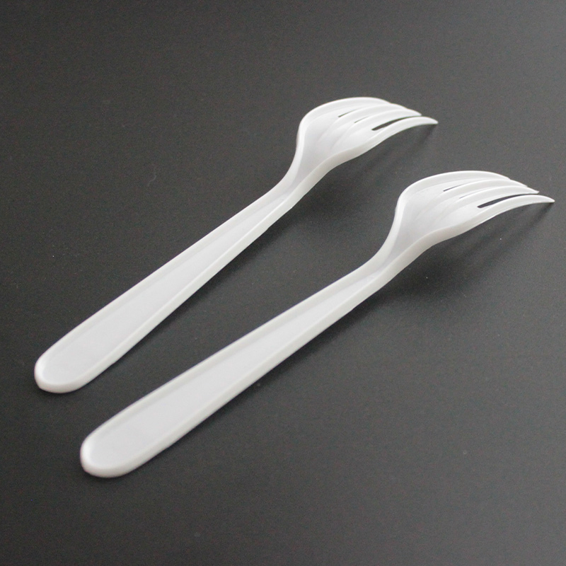 Disposable Plastic Cutlery 180mm Length PP Plastic Fork for Restaurant