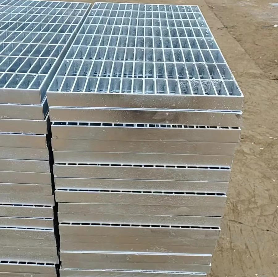 Building Material Hot DIP Galvanised Steel Bar Grating Pressed Steel Grating Drain Grate Trench Cover Stair Tread