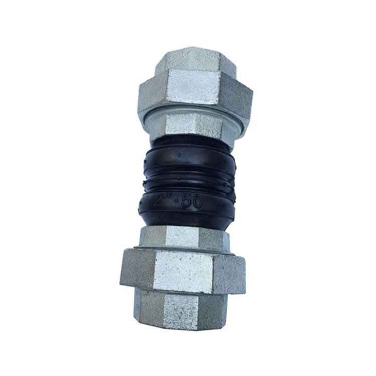 1 Inch Galvanized Thread Union Rubber Expansion Joint Supplier