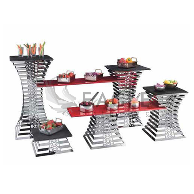 Stainless Steel Combination Food Display Shelf Rack
