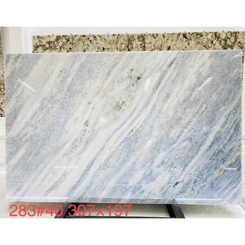 Custom Blue Marble Slabs for Wholesale Interior Decor
