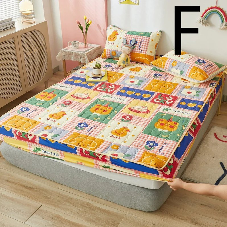Reactive Printed Noiseless, Durable, Breathable TPU Spill-Proof Waterproof Mattress Protector Mattress Cover Fitted Sheet