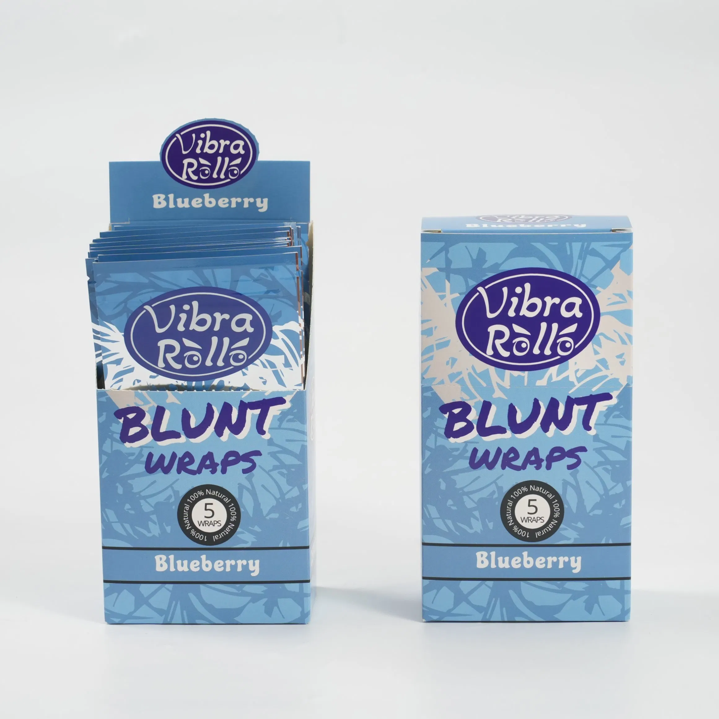 Customized Flavor Smoking Paper Strawberry Flavor Flat Blunt Wraps